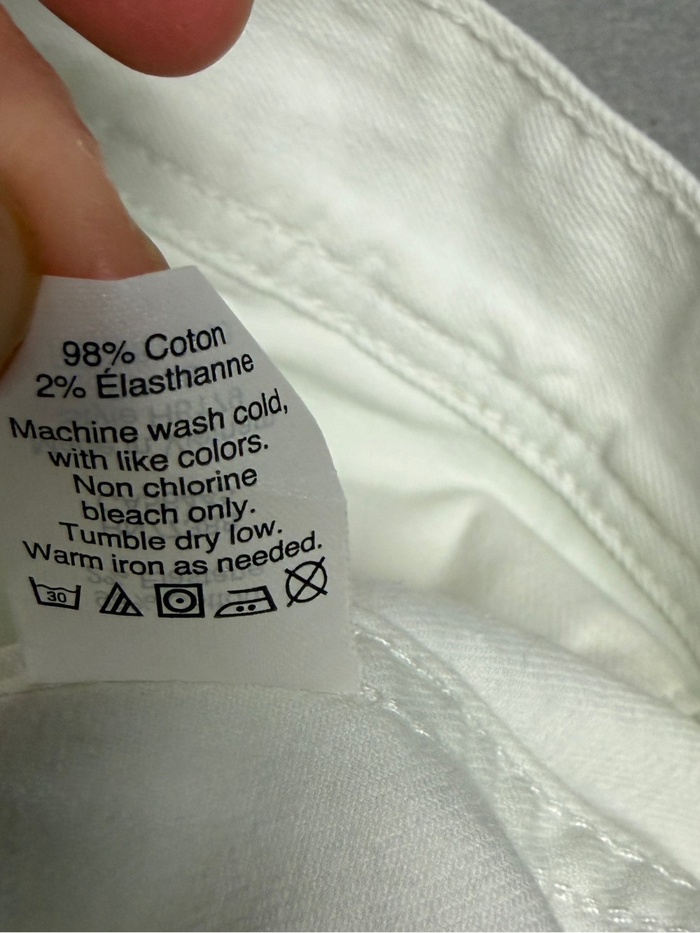 J. Crew White Denim Jacket with Silver Buttons Sz S - Picture 6 of 8